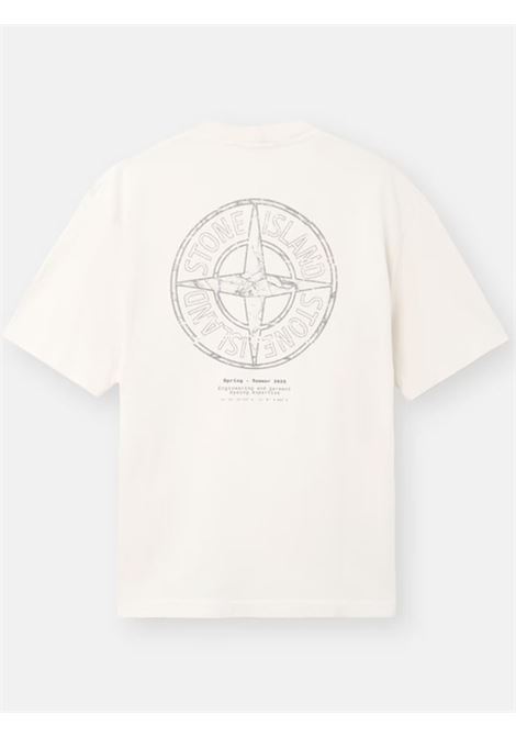 t-shirt 2100001 uomo avorio STONE ISLAND | L1S15 2100001 S0285V0093